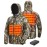 TIDEWE Heated Jacket for Men with Battery Pack, Heated Coat Next Camo G2, Size M