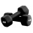 Portzon Weights Dumbbells 10 Colors Options Compatible with Set of 2 Neoprene Dumbbells Set,1-15 LB, Anti-Slip, Anti-roll, Hex Shape