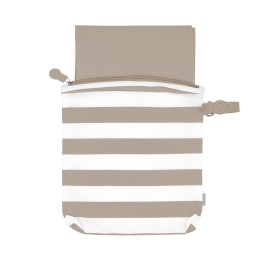 Ubbi On-The-Go Diaper Changing Baby Mat with Carrying Bag, Soft and Comfortable, Must Have for Newborns, Easy to Clean, Portable Folding Pad, Infant Traveling Accessory, Taupe