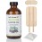 MUZAMOX Castor Oil Pack Wrap & 8fl.oz Glass Bottle Set, Organic Cold-Pressed Unrefined Castor Oil Included