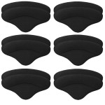 6 Pairs Heel Pads Heel Grips Liner for Loose Shoes, Heel Cushion Pads Heel Inserts for Shoe Too Big Men Women- Ultra Soothing Heel Protectors for Heel Pain, Heel Slipping, Blisters, Friction