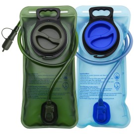 Mdvora 2L Hydration Bladder, Large Opening Water Storage Bladder Bag, for Cycling Hiking Camping(2L,2 Pack)