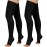 Totexil 2 Pairs Compression Stockings for Women & Men, 20-30mmHg Thigh High Compression Socks, Open Toe Medical Compression Socks with Silicone Dot Band-Best Support for Nursing Sports Varicose Veins