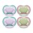 Philips Avent Ultra Air Pacifier - 4 x Light, Breathable Baby Pacifiers for Babies Aged 0-6 Months, BPA Free with Sterilizer Carry Case, SCF085/50