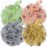 BCKENEY Bath Loofah Shower Sponge Body Back Scrubber Soft Mesh Shower Puffs Exfoliating Loofa for Women & Men Bath Accessories Cleaning Tool (4Pcs 60G Shower Puffs, Luxury)