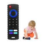 ERSIHUA Silicone Baby Teething Toys, TV Remote Teethers for 6-12-18 Months Infant, Fire TV Remote Control Shape Toddlers Teething Remote Teethers, Chew Toys (FTV-1 Pack)