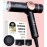ELLA BELLA Professional Ionic Hair Dryer with Diffuser  Negative Ion Blow Dryer  Suitable All Hair Types  Intelligent Heat Control & Rapid Drying Speeds  Lightweight Design  Low Noise Technology