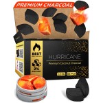 84 pcs of Hookah Charcoal Designed Specially for HMD - Premium Hookah Coals Hurricane 3 Pieces Coal Element fits All HMD - 1.2 KG (2.6 lbs) - Premium Quality 100% Natural NOT Quick Light Hookah Coals