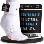 Z ATHLETICS Ankle Brace for Women & Men - Lace Up Adjustable Support with Side Stabilizers for Sprained Ankle, Achilles Tendonitis Relief | Basketball, Volleyball, Running & Sports Recovery