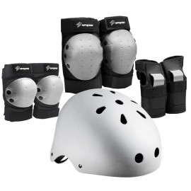 S SPOFINE Kids Bike Helmet, Toddler Helmet for Youth Adult, Knee Pad Elbow Pad Wrist Guard Protective Gear Set for Skateboard, Bike, Skating, Cycling