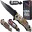 GOOD WORKER Legal Pocket Knife Hunting Camo - 2.95 Folding Sharp Blade - Camo Military Style - Small Tactical Knives for Hunting Work Survival Outdoor Activities - Birthday Gifts for Men 6680 C