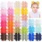 Choicbaby 2.3 Inches Mini Baby Hair Bows 60pcs Grosgrain Ribbon Toddler Hair Accessories with Alligator Clip Bow for Baby Girls Toddlers Gift