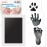 Zemiu 1-Pack Large Clean-Touch Ink Pads, Baby Handprints and Footprints for 0-18 Months, Inkless Hand and Footprint Kit,Baby Print,Newborn Keepsake Gifts,Paw Print Kit-Black