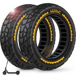 BANGTING 2PCS Upgrade 50/75-6.1 Scooter Off-road Solid Tires, 8.5x2 inches Tires Tubeless for Gotrax GXL V2/XR/APEX, 8 1/2 x2 Tire Replacement for Hiboy S2, Xiaomi 3 Lite/3/Pro 2/1s/M365