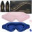 BeHoomi Sleep Mask, 2 Packs Premium Eye Mask for Sleeping, Total Blackout, Superior Soft Comfort, Upgraded 3D Ergonomic Designed Sleeping Mask for Home, Office, Travel, Meditation, Yoga, Blue & Pink