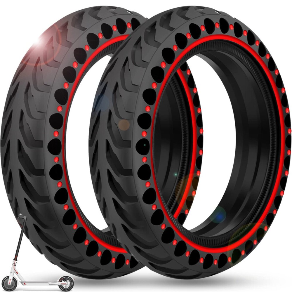BANGTING 2PCS 8.5x2 inches Solid Tires for Electric Scooter, 8 1/2 x2 Tire for Gotrax GXL V2 / XR/APEX, 50/75-6.1 Tire Replacement for Xiaomi Pro 2 / M365 / 1S and All 8.5\'\' Scooter Tires