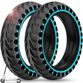 BANGTING 2PCS 8.5x2 inches Solid Tires for Electric Scooter, 8 1/2 x2 Tire for Gotrax GXL V2 / XR/APEX, 50/75-6.1 Tire Replacement for Xiaomi Pro 2 / M365 / 1S and All 8.5\'\' Scooter Tires