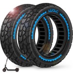 BANGTING 2PCS Upgrade 50/75-6.1 Scooter Off-road Solid Tires, 8.5x2 inches Tires Tubeless for Gotrax GXL V2/XR/APEX, 8 1/2 x2 Tire Replacement for Hiboy S2, Xiaomi 3 Lite/3/Pro 2/1s/M365