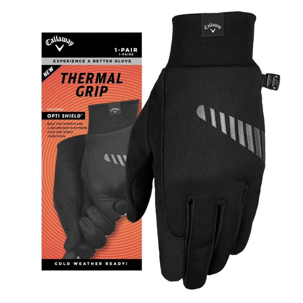 Callaway Golf Thermal Grip Gloves (2-Pack) (Cadet (Short Fingers), Medium/Large, 2023)