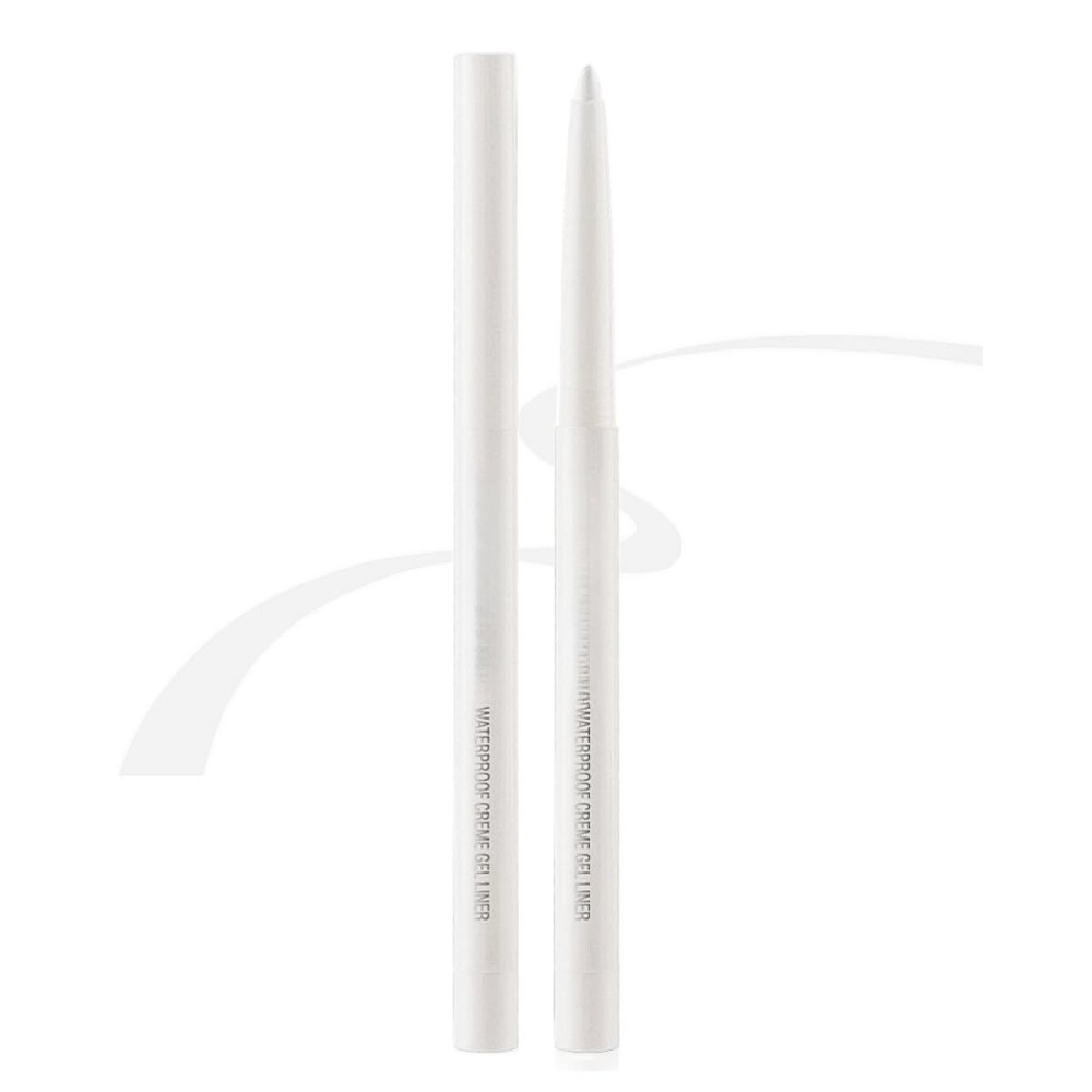 ONarisae eyeliner pencil retractable eyeliner creamy pigmented smudge proof eye liner pen White