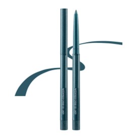 ONarisae eyeliner pencil retractable eyeliner creamy pigmented smudge proof eye liner pen shimmer Dark Green