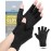 DRNAIETY Copper Arthritis Compression Gloves for Women and Men, for Arthritis Hand Pain, Anti-Slip, Fingerless, Comfortable for Work, Kept in Motion(M)