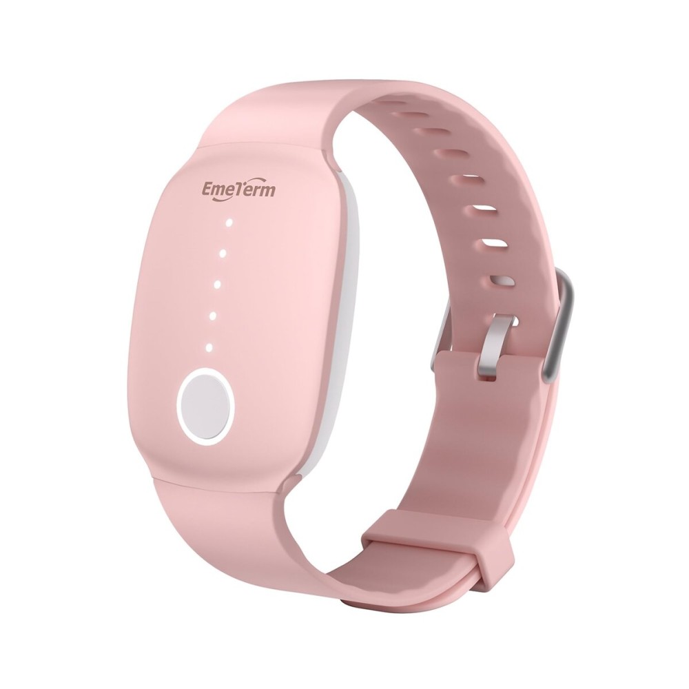 EmeTerm Fashion FDA-Cleared Relieve Nausea Electrode Stimulator Morning Sickness Motion Travel Sickness Vomit Relief Rechargeable No Gel Drug Free Wrist Bands Without Side Effects