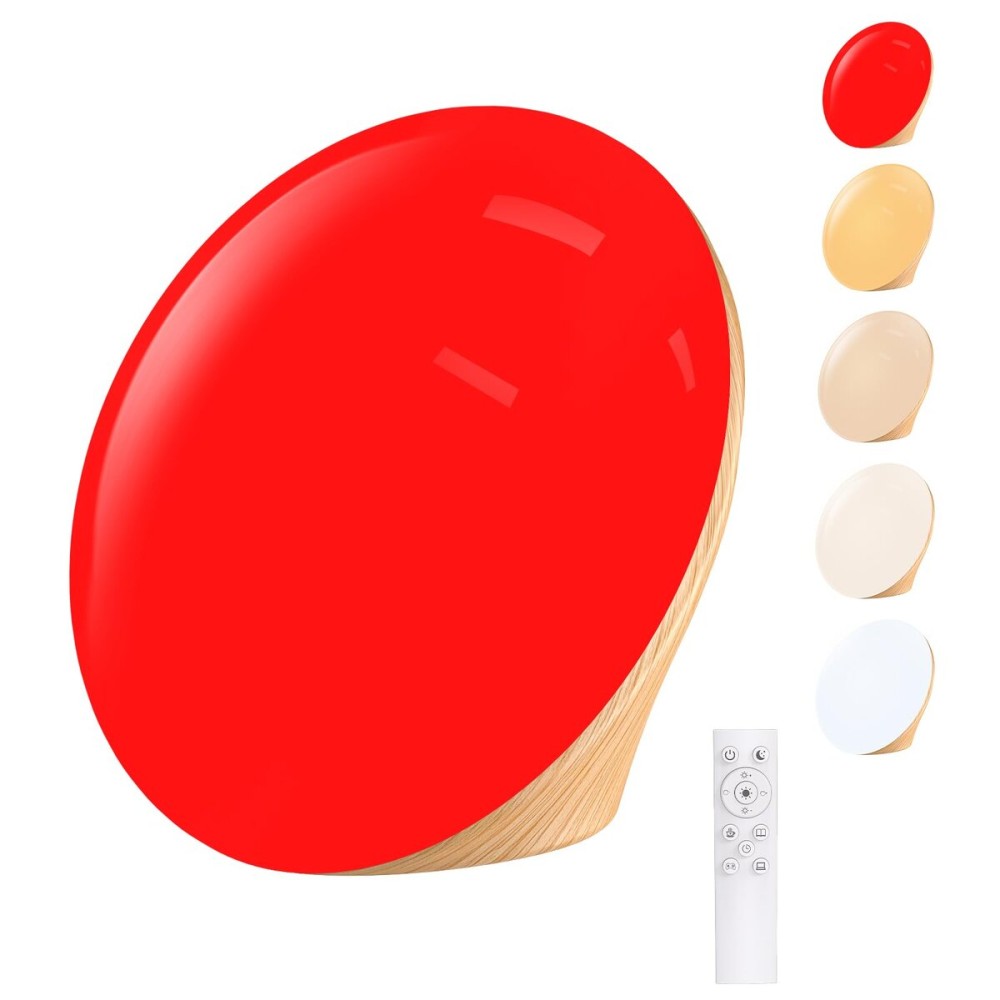 LASTAR 10000 Lux Sun Lamp, 670nm Red Night Light with 5 Color Temperatures, 5 Brightness Levels, 4 Timer Settings, Smart Touch & Remote Control
