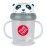 TUM TUM Tippy Up Free Flow Sippy Cup (No Valve), Sippy Cup for Toddlers, BPA Free (Pip Panda 200ml)
