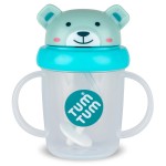 TUM TUM Tippy Up Free Flow Sippy Cup (No Valve), Sippy Cup for Toddlers, BPA Free (Boris Bear 200ml)