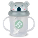 TUM TUM Tippy Up Free Flow Sippy Cup (No Valve), Sippy Cup for Toddlers, BPA Free (Kev Koala 200ml)