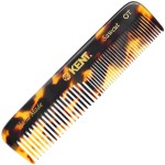 Kent OT TY Pocket Comb - Handmade Fine and Wide Tooth Hair Comb for Men, Women, and Kids - Travel, Beard, and Mustache Comb - Saw Cut and Hand Polished Made in England