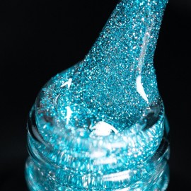 BURANO Reflective Diamond Nail Glitter Gel Polish, 7.3ml Sparkly Fall Winter Color Holographic Glitters Shiny Gel Polish UV Lamp Required (Blue SZN18)