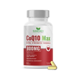 Sundhed Natural CoQ10 Powerful Antioxidant (Capsules 800mg 120 Capsules)