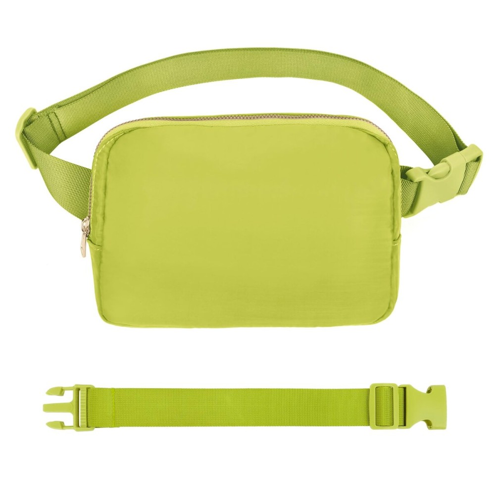 VOROLO Fanny Pack For Women And Men Crossbody Bag Belt Bag with Adjustable Strap Graduation Gifts Grass Green
