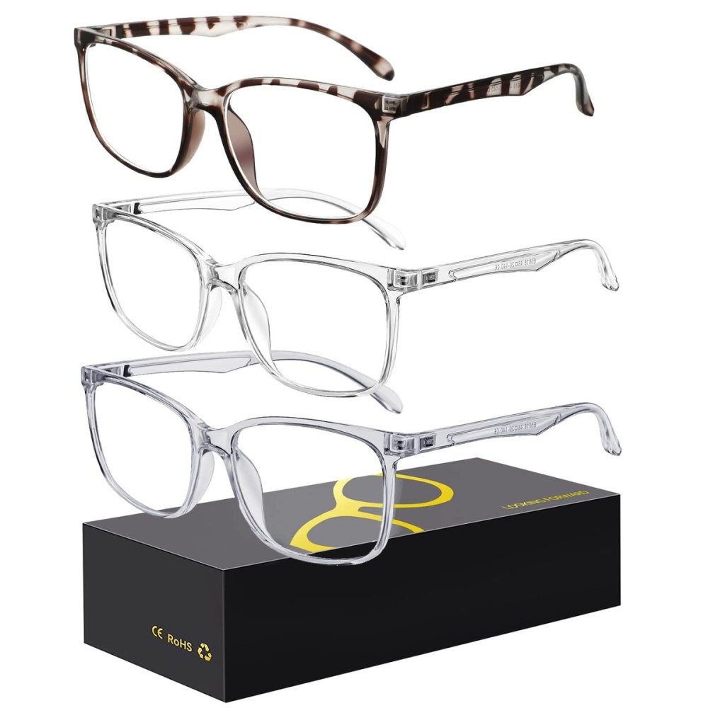 hunsquer Blue Light Glasses for Women Blue Light Blocking Glasses Men Computer Gaming Blue Screen Glasses