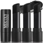 MEICOLY 3Pcs Black Face Body Paint Stick,Waterproof Eye Black Baseball/Softball/Football,Body Paint for Adults and Kids,Face Paint for Cat Halloween Zombie Skull Skeleton Clown Cosplay Makeup