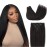 Lashey Kinky Straight Clip in Hair Extensions for Black Women, 18 Inch 7pcs 120g 1B Natural Black, Clip in Hair Extensions Real Human Hair Lace Clip Ins Thick Human Hair