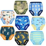 MooMoo Baby Training Underwear for Boys and Girls 8 Packs Absorbent Toddler Training Pants for Boys and Girls 6T