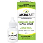 Lastacaft Once Daily Eye Allergy Itch Relief Drops, 0.17 fl oz (5 mL), 1 Count