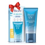 Biore UV Aqua Rich SPF 30 PA+++ Daily Moisturizer Sunscreen for Face, For Sensitive Skin, Oil Free, Hyaluronic Acid, Vegan, Oxybenzone & Octinoxate Free, Dermatologist Tested, 1.7 Oz