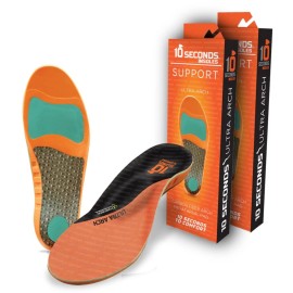 3810 Ultra Arch Support - Foam Cushion Insoles for Men & Women w/Metatarsal Pad, Plantar Fasciitis Relief, Morton\'s Neuroma Metatarsalgia Orthotics, Heavy Impact Shoe Insert (M 11, W 13) 2-Pack