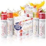 CHAP-LIP 100% All Natural Lip Balm Hydrating Bulk Chap Stick with Fruit Flavors, Coconut Oil, Cocoa Butter - Christmas Gift Stocking Stuffers Lip Therapy Pack for Men and Women - Made in USA, 24 Pack