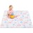 Machine Washable Baby Floor Play Mat 59x59, Non Slip One-Piece Baby Crawling Mats for Tummy Time, Portable Playpen Mat Playmat for Babies Infants and Toddlers