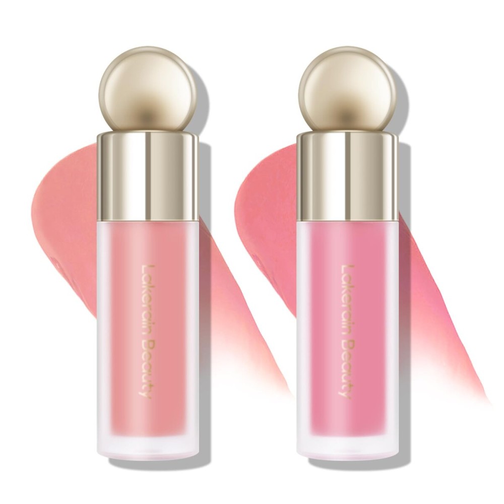 KYDA Liquid Blush, Matte Tinted for Cheeks, Lasting Dewy Cheek, Soft Creamy Blush, Blendable Lightweight, Buildable Matte Coverage, 01+02