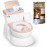 Real Feel 2-in-1 Potty with Wipes Storage, Flushing Sounds & Disposable Liners - Realistic Toilet - Easy to Clean & Assemble - Jool Baby (Pink)