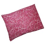 Microwavable Corn Filled Heating Pad and Cold Pack/Washable 100% Cotton Cover (Breezy - Raspberry, 7.5in W x 11in L)