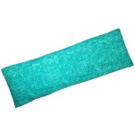 Microwavable Corn Filled Heating Pad and Cold Pack/Washable 100% Cotton Cover (Cross Hatch - Mint, 5.25in W x 17.25in L)