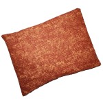 Microwavable Corn Filled Heating Pad and Cold Pack/Washable 100% Cotton Cover (Cross Hatch - Rust, 7.5in W x 11in L)