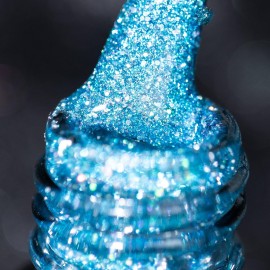 BURANO Reflective Gel Nail Polish, 7.3ml Reflective Diamond Nail Glitter Gel Polish, Sparkly Summer Color Gel Polish Holographic Glitters Shiny Gel Polish UV Lamp Required (Lake JL10)